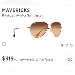 Maui Jim MAVERICKS Polarized Aviator Sunglasses